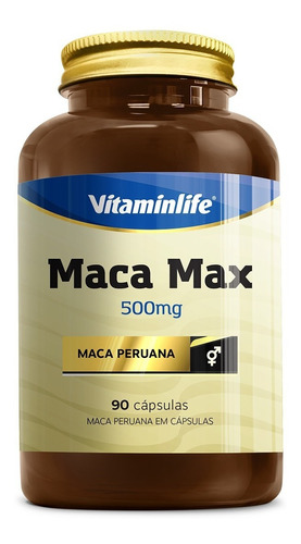 Suplemento Em Cápsulas Vitaminlife Maca Peruana Em Pote De 100ml