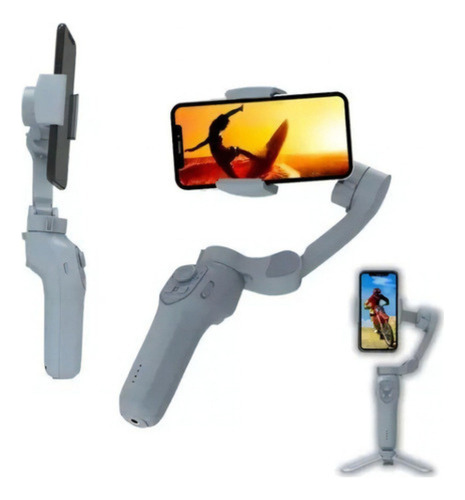 Gimbal Profissional L7c Pro De Celular Vertical Horizontal Estabilizador De Celular 3 Eixos Dobráveis