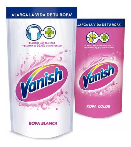 Vanish Quitamanchas Líquido Recarga 450 Ml - Variedades