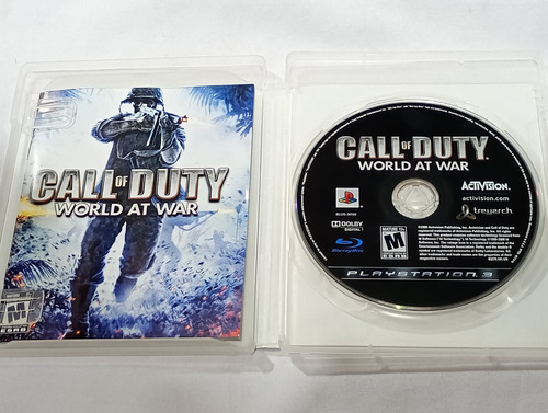 Call Of Duty World At War Ps3 / Play Station 3 (Usado)