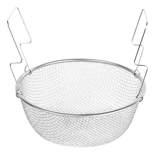 2 Colador De Malla Para Redondo 23cm Redondo 23cm Plata