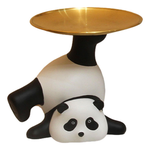 Figurita De Panda, Adorno Artesanal, Bandeja De Estilo A