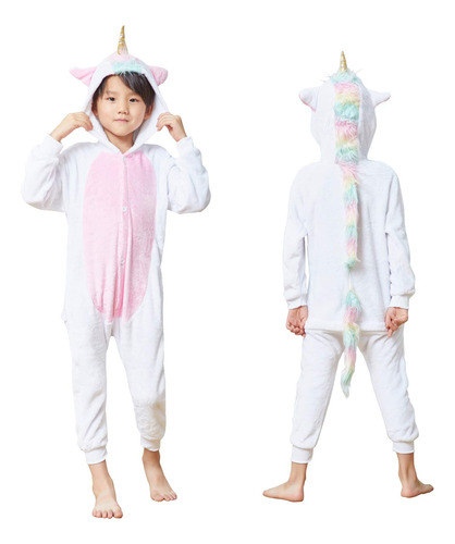 Hqfurs - Mameluco De Unicornio Para Nios, Disfraz O Pijama U