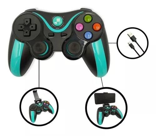 Gamepad sem fio, controle remoto de jogo de função de música para sistema  de PC para IOS para Android : : Eletrônicos