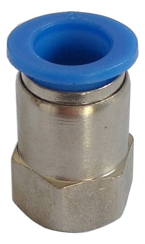 Conector Pneumático Reta Fêmea 10mm X 1/2 Bsp Kit 4 Unid