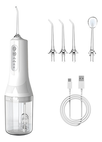 Irrigador Bucal Limpiador Dientes Con 4 Boquillas+ 4 Modos
