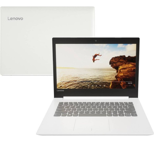 Portátil Lenovo Ideapad 320 Intel Core i3 de 14 pulgadas y 4 GB, color blanco