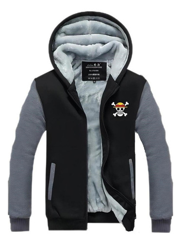2025 Sudadera Con Capucha De Polar One Piece Monkey D. Luffy