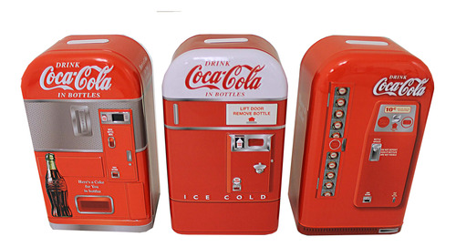 Bancos De Lata Para Mquina Expendedora De Coca-cola (juego D