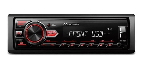 Aparelho De Som Pioneer Mvh-98ub Usb Lançamento Rca Mp3