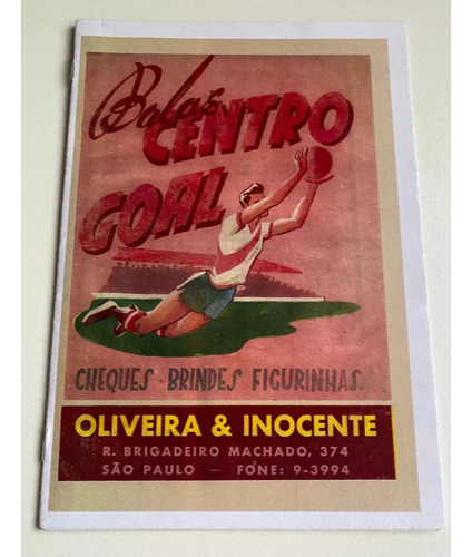 Álbum Figurinha Balas Centro Goal Corinthian 1950 Meioofício