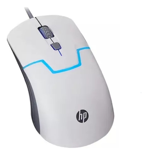 Mouse Gamer Usb Hp M100 1600dpi Blanco
