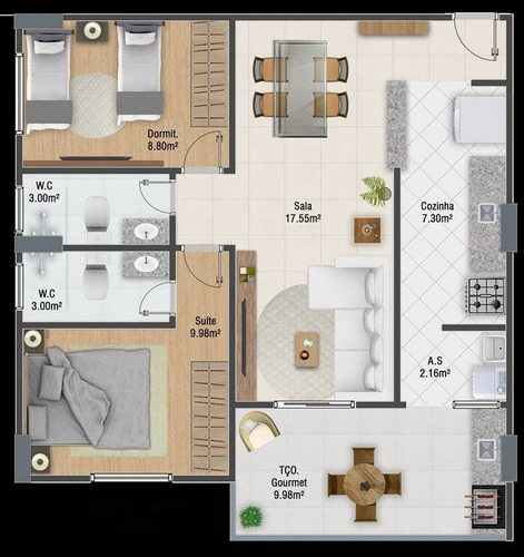 Imagem 5 de 13 de Apartamento - Je2 - 71124085