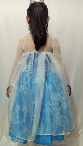 Disfraz Vestido Ana Froze Elsa Niña Princesa Hallowen Envio