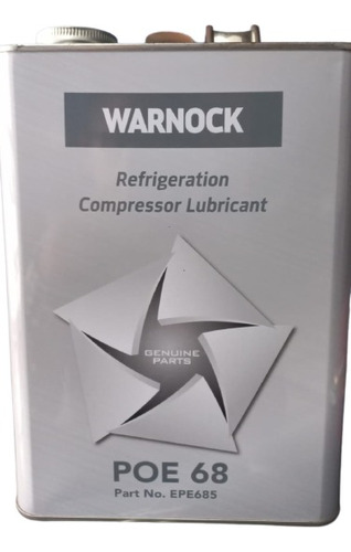 Aceite Sintetico Poe Iso 68 1 Galon Refrigeradora
