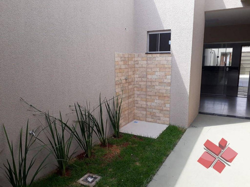 Imagem 21 de 30 de Casa Com 3 Dormitórios À Venda, 121 M² Por R$ 440.000,00 - Residencial Canadá - Goiânia/go - Ca0179