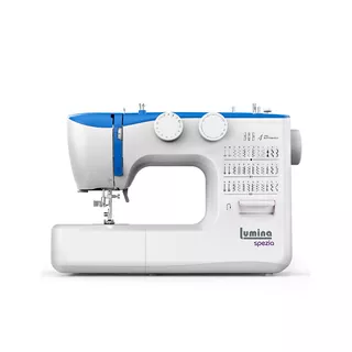 Máquina de coser recta Lumina Spezia portable azul 220V