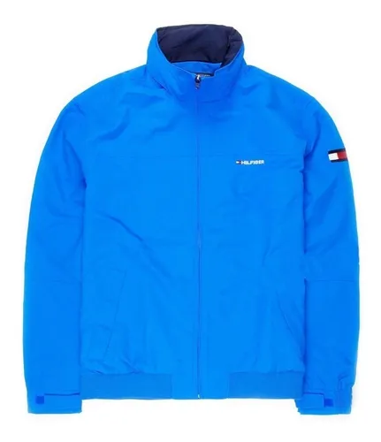 Chamarra azul online tommy hilfiger