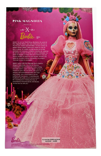 Barbie. Día De Muertos 2023. Pink Magnolia (Usado)