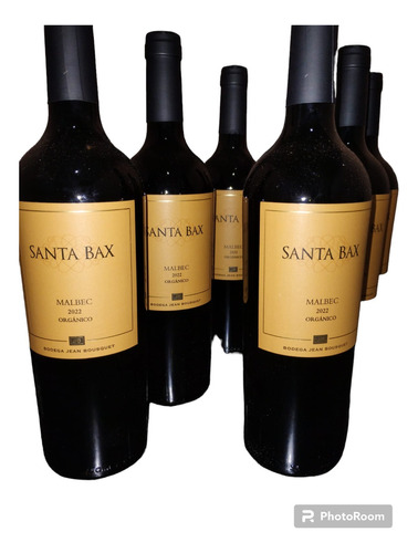 Vino Orgánico Santa Bax Malbec. Bodega Jean Bousquet