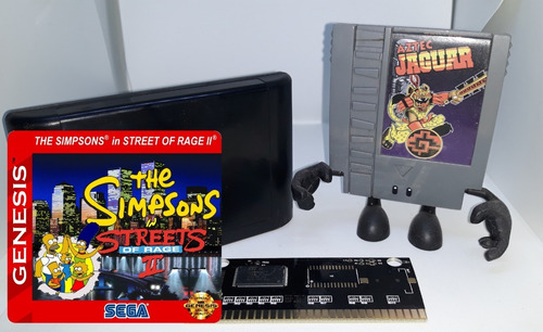 Streets Of Rage Simpson Edition Sega Genesis ( Repro & Hack)