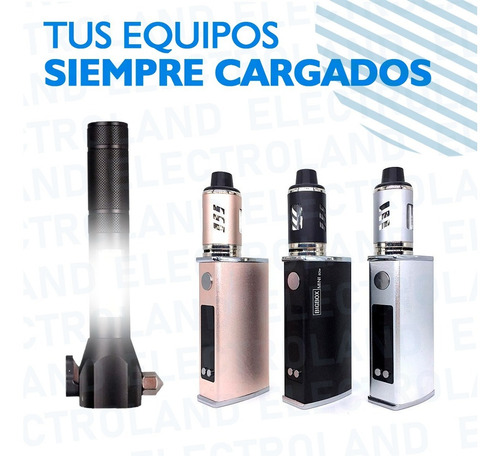 Cargador Pilas Baterías Li-ion 18650c Carga Usb Recargable