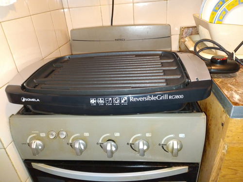 Somela Reversiblegrill Rg1800. (sólo 1 Uso). Estado Óptimo. Negro (Usado)