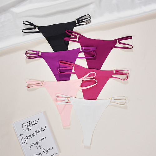 I Paquete De Tangas Sexi Sin Costuras Para Mujer, 6 Piezas