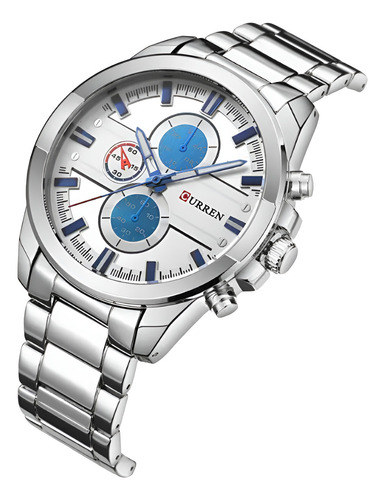 Reloj Curren Kreb491902 Plateado Hombre