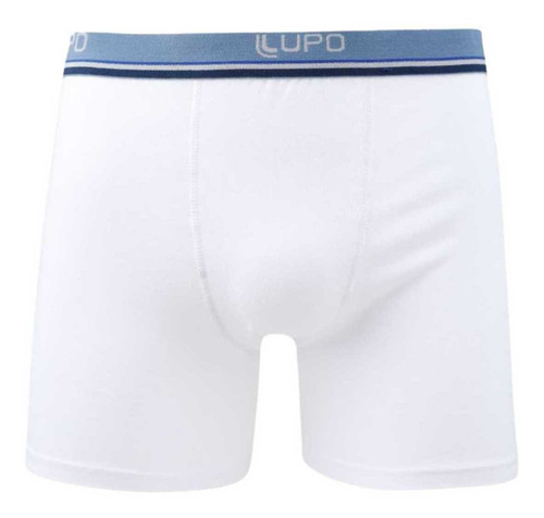 Imagem 3 de 7 de Kit 4 Cuecas Boxer Lupo Em Algodão Masculina Cotton Original