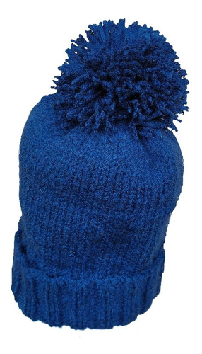 Gorros Para Bebe Tejido A Mano Con Azul