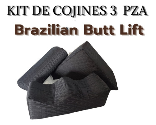Kit De Tres Cojines Para Uso Despues De Cirugia De Gluteos