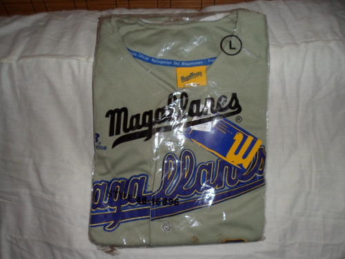 Imagen 5 de 6 de Camisa Deportiva Navegantes Del Magallanes Gris. Original.