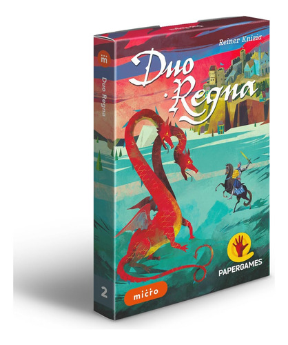 Duo Regna - Micro Jogo De Cartas Papergames