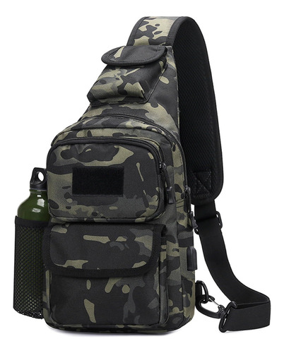 Tactical Sling Bag Crossbody Pack Mochila De Un Hombro (camo