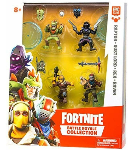Fortnite Battle Royale Collection Muñecos Artic+acce Pack X4