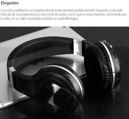 Imagen 4 de 5 de Audifonos Bluedio Turbine Hurricane Bluetooth A Meses