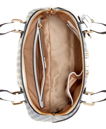 Guess Bolso Kinsley Con Logo- Piedra Multi