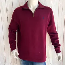 Comprar Sweaters Medio Cierre Hombre Burdeo Ralph Lauren Polo