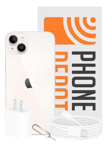Apple iPhone 14 Plus 128 Gb Blanco Estelar Esim Grado B  (Reacondicionado)