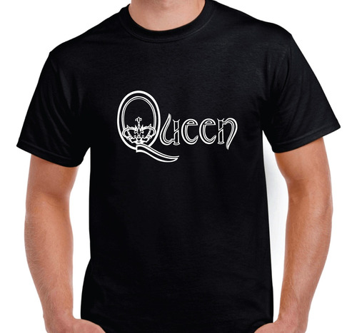 Remera Queen Rock 100% Algodon Unisex Vinilo Textil