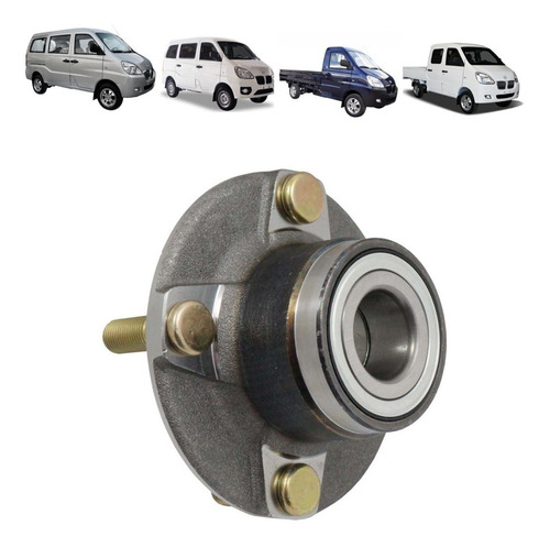 Cubo De Roda Dianteira Shineray T22 + 2 Buchas Bandeja