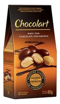 Mani Con Chocolate Semiamargo 80g Chocolart