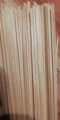 Varillas De Álamo Para Sahumerios X 100 U (natural) 23x3cm