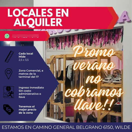 Se Alquilan Locales En Galería Comercial.