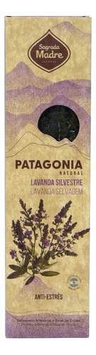 Unidade de fragrância de lavanda selvagem Sahumerio Patagonia Natural Sagrada Madre X1