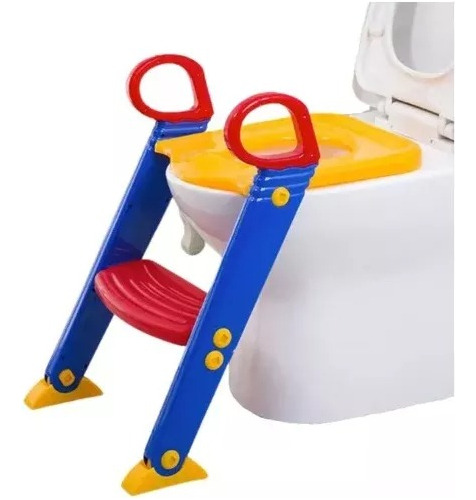 Adaptador De Inodoro Para Niños Escalera + Asiento