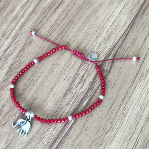 Imagen 3 de 10 de Pulsera Elefante Plata 925 Y Cristal Swarovski Mujer Agálea