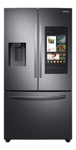 Refrigerador inverter frost free Samsung RF27T5501 fingerprint resistant black stainless steel con freezer 750L 115V