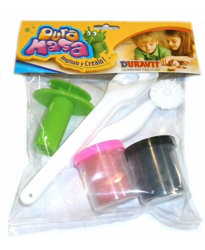 Imagen 4 de 6 de Juego De Masa Duravit 719 Bolsa C/ Extrusor Duramasa Planeta